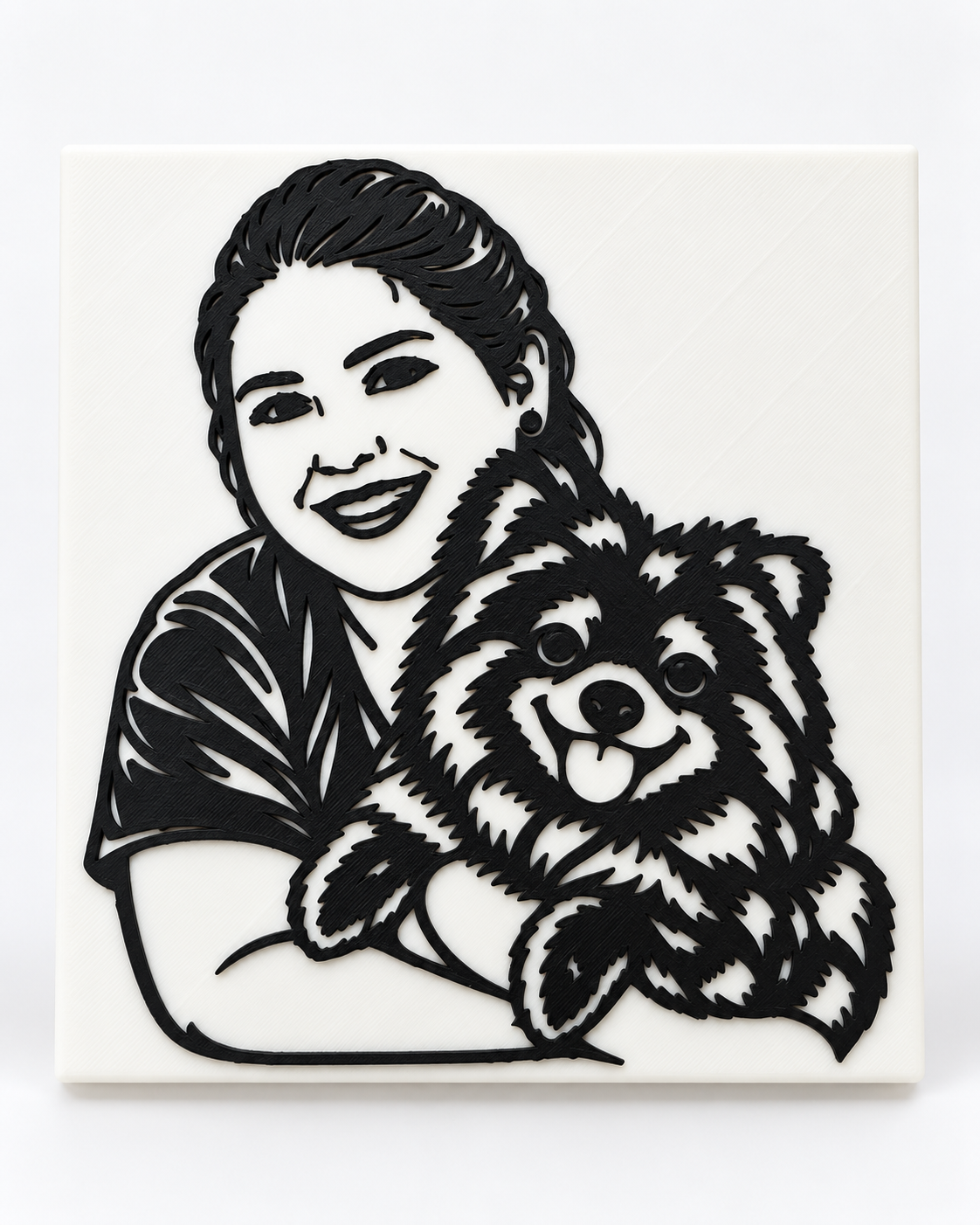 Quadro em relevo da série Meu Momento